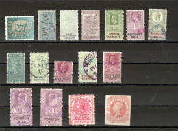 ROYAUME UNI  DIVERS TIMBRES FISCAUX - Steuermarken