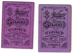 SAJOU - Broderie - Modèles D' Alphabets Variés - N° 108 & 134 -Albums - - Other & Unclassified