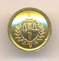 Buttons.Armenia.Prosecutor's Office.On Shoulder Straps 14 Mm - Botones