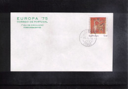 Portugal 1975 Europa Cept Michel1281y With Phosphor  FDC - 1975