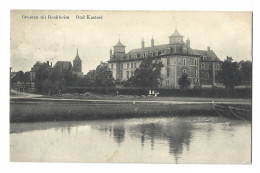 Groeten Uit Reckheim.    -   Lanaeken.   -   Oud Kasteel.   -   1913   Naar   Liége - Lanaken