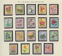 177-195 **Jolie Série FLEURS  1953. **. Très Beau. Cote 45,- Postfris - Unused Stamps