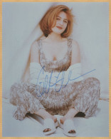 Gillian Anderson - American Actress - Rare Authentic Signed Photo - 2002 - COA - Acteurs & Toneelspelers