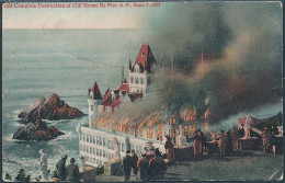 Complete Destruction Of Cliff House By Fire, San Francisco, September 7, 1907 - San Francisco