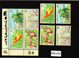 IMGJ/53 VEREINTE NATIONEN NEW YORK 1996 Michl  707/10 ZD VIERERBLOCK + SATZ  ** Postfrisch SIEHE ABBILDUNG - Unused Stamps