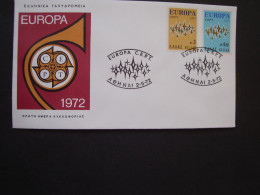 GREECE FDC   EUROPA 1972 - 1972