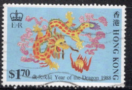 Hong Kong 1988 A Single Stamp From The Chinese New Year - Year Of The Dragon In Fine Used. - Used Stamps