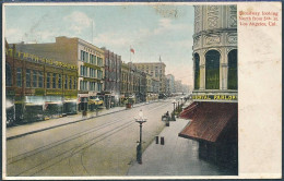 Broadway Looking North From 5th St. Los Angelers, Cal. - Los Angeles