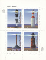 ARGENTINA 2351-2354,unused,lighthouses - Blocks & Kleinbögen