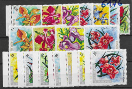 Burundi Two Flowers Sets Mnh ** 33 Euros 1972 - Nuevos