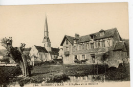 HONDOUVILLE L'EGLISE ET LE MOULIN - Andere & Zonder Classificatie