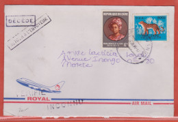 ZAIRE LETTRE DE 1985 DE MUIWANGA - Cartas & Documentos