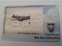TURKIJE / 50 UNITS/ CHIPCARD/ TURKISH AIR FORCE  / DIFFERENT PLANES /        Fine Used Card  **15373** - Turkey