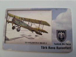 TURKIJE / 50 UNITS/ CHIPCARD/ TURKISH AIR FORCE  / DIFFERENT PLANES /        Fine Used Card  **15374** - Türkei