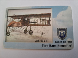 TURKIJE / 50 UNITS/ CHIPCARD/ TURKISH AIR FORCE  / DIFFERENT PLANES /        Fine Used Card  **15376** - Türkei