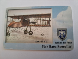 TURKIJE / 50 UNITS/ CHIPCARD/ TURKISH AIR FORCE  / DIFFERENT PLANES /        Fine Used Card  **15376** - Turquie