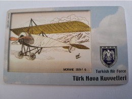 TURKIJE / 50 UNITS/ CHIPCARD/ TURKISH AIR FORCE  / DIFFERENT PLANES /        Fine Used Card  **15378** - Türkei