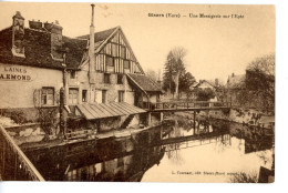 GISORS UNE MESSIGERIE SUR L'EPTE LAVOIR LAINES A. EMOND - Gisors