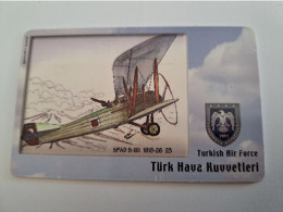 TURKIJE / 50 UNITS/ CHIPCARD/ TURKISH AIR FORCE  / DIFFERENT PLANES /        Fine Used Card  **15387** - Turquie