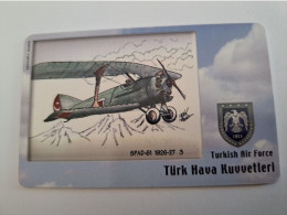 TURKIJE / 50 UNITS/ CHIPCARD/ TURKISH AIR FORCE  / DIFFERENT PLANES /        Fine Used Card  **15388** - Turquie