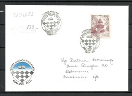 ESTLAND Estonia 1994 Estonia-Netherlands Nederland Checkers Special Cancel Sonderstempel - Non Classificati