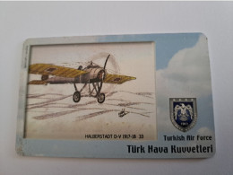 TURKIJE / 50 UNITS/ CHIPCARD/ TURKISH AIR FORCE  / DIFFERENT PLANES /        Fine Used Card  **15395** - Turquie