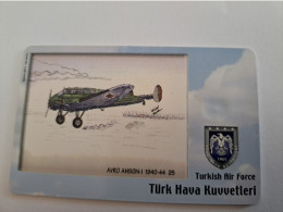 TURKIJE / 50 UNITS/ CHIPCARD/ TURKISH AIR FORCE  / DIFFERENT PLANES /        Fine Used Card  **15398** - Turkey