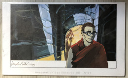 Ex Libris Signé Joseph Béhé - 1995 - Plaque Cartonnée - Zonder Classificatie