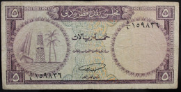 Qatar & Dubaï - 5 Riyal - 1960 - PICK 2 - TB+ - Qatar