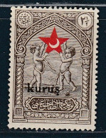 TURQUIE - Timbres De Bienfaisance N°63a * (1938) Varièté Sans Le " 1 " Avec Kurus - Wohlfahrtsmarken
