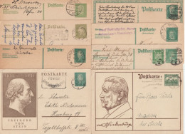 1923/1932 - WEIMAR - 14 ENTIERS POSTAUX TOUS DIFFERENTS ! - Tarjetas