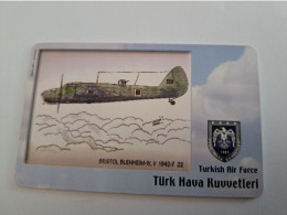 TURKIJE / 50 UNITS/ CHIPCARD/ TURKISH AIR FORCE  / DIFFERENT PLANES /        Fine Used Card  **15407** - Turquie