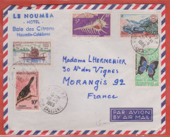 NOUVELLE CALEDONIE LETTRE DE 1969 DE NOUMEA - Briefe U. Dokumente