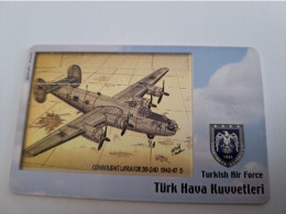 TURKIJE / 50 UNITS/ CHIPCARD/ TURKISH AIR FORCE  / DIFFERENT PLANES /        Fine Used Card  **15426** - Turquie