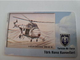 TURKIJE / 50 UNITS/ CHIPCARD/ TURKISH AIR FORCE  / DIFFERENT PLANES /        Fine Used Card  **15430** - Turquie