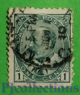 S143- CANADA 1903 RE EDWARD VII - KING EDWARD VII 1c USATO - USED - Usados