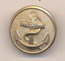 Germany. Marine Button With A Stamp. Diameter 20mm. - Botones