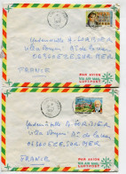 ECRIVAIN VICTOR HUGO - République Togolaise -  Affranchissement Sur Lettre Par Avion - 2 Lettres - Schrijvers