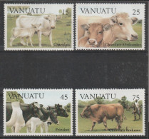 VANUATU - N°695/8 ** (1984) Les Vaches - Vanuatu (1980-...)