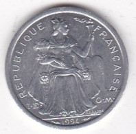 Polynésie Française . 1 Franc 1994, En Aluminium, Lec# 21 - French Polynesia