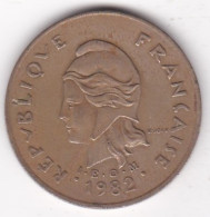 Polynésie Française . 100 Francs 1982 , Cupro-nickel-aluminium, Lec# 128 - Polinesia Francese
