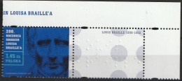 Polen 2009, Postfris MNH, 200th Birthday Of Louis Braille. - Usados