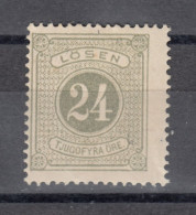 Sweden 1874 24 Ore Due, Olive - MH (73-117a) - Strafport