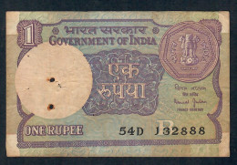 INDIA P78Aj 1 RUPEE 1990  LETTER B Signature JALAN #54D   FINE - Inde