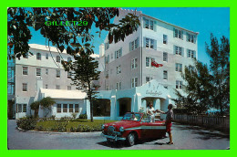 PAGET, BERMUDA - ENTRANCE TO ELBOW BEACH SURF CLUB - TRAVEL IN 1962 - OLD CAR - A. J. GORBAM LTD - - Bermuda