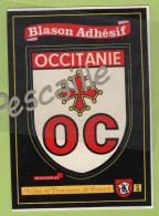 CP ? BLASON ADHESIF OC OCCITANIE - VILLES ET PROVINCES DE FRANCE / LK N° 307 KROMA - Languedoc-Roussillon