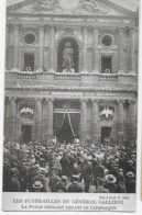 Les Funérailles Du Général GALLIENI (1849 -1916) La Foule Défilant Devant Le Catafalque- Visé à Paris N. 1002 - 1914-18