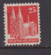 GERMANY (BRITISH AMERICAN ZONE)  -  1948 Building Definitive 25pf Used As Scan - Oblitérés