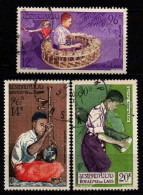 Laos - 1957 - Musiciens  - PA 24 à 26 -  Oblit - Used - Laos