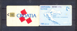 CROATIA - CHIP CARDS - CROATIA - BLUE REVERS - Croatie